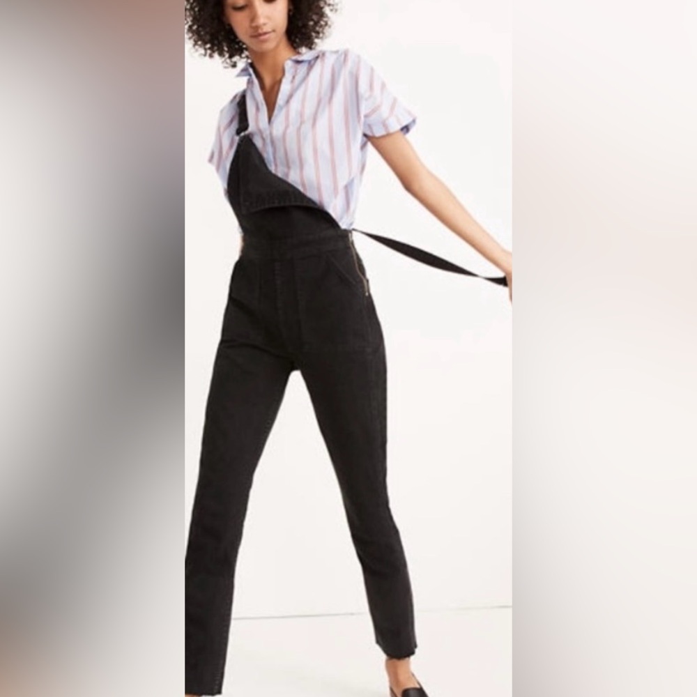 Madewell Skinny Overalls in Lunar Wash